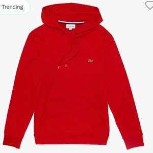 Lacoste Mens Hooded Cotton Jersey Sweatshirt